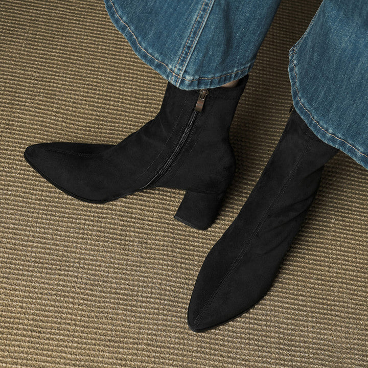 NORTHLINE STUDIO | ELEGANT SUEDE ANKLE BOOTS