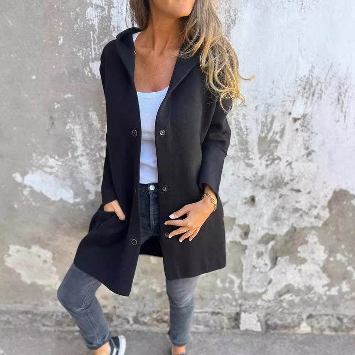 NORTHLINE STUDIO | STATEMENT HOODED CARDIGAN