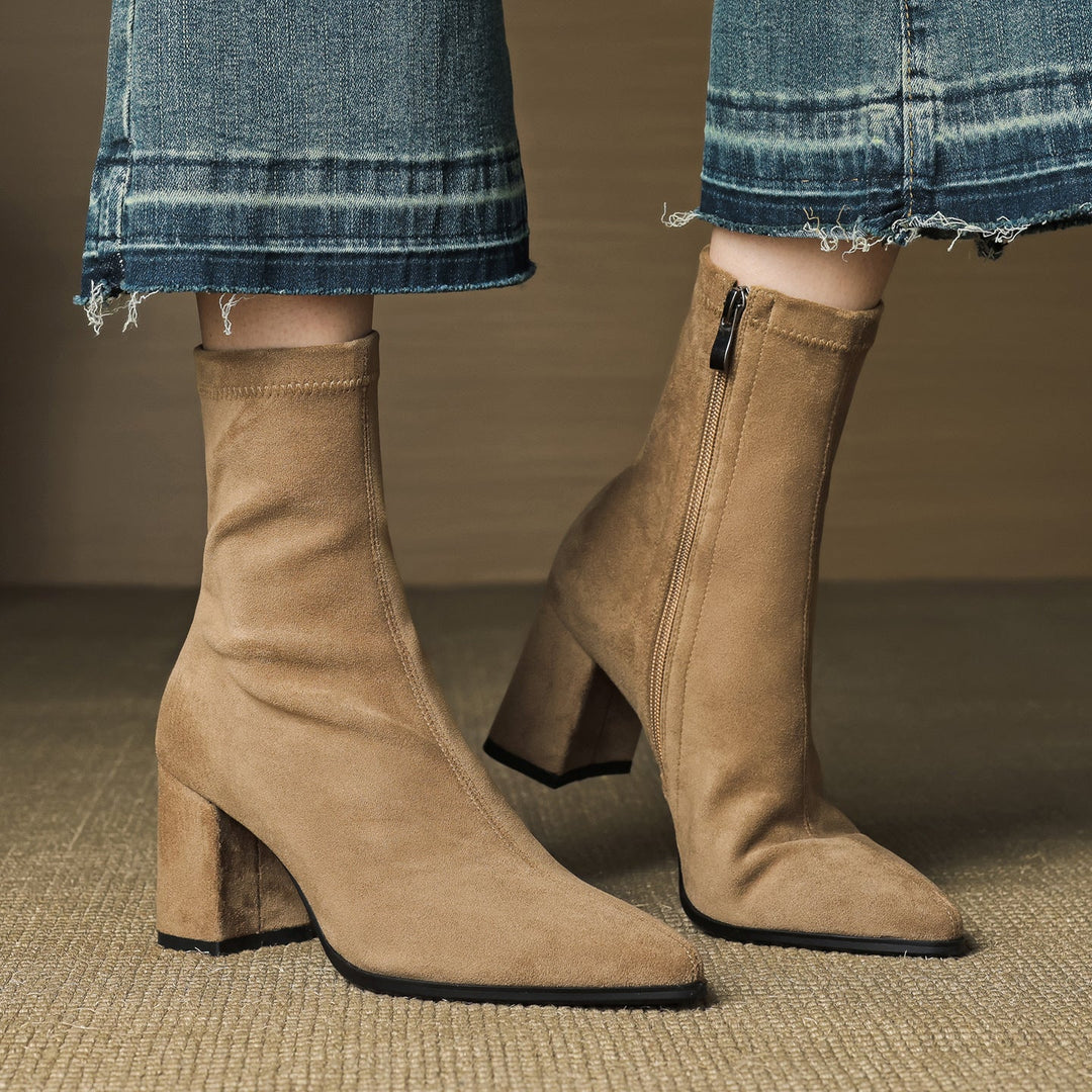 NORTHLINE STUDIO | ELEGANT SUEDE ANKLE BOOTS
