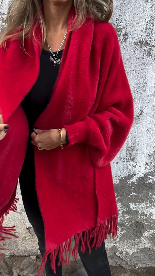 NORTHLINE STUDIO | ELEGANT FRINGE CARDIGAN