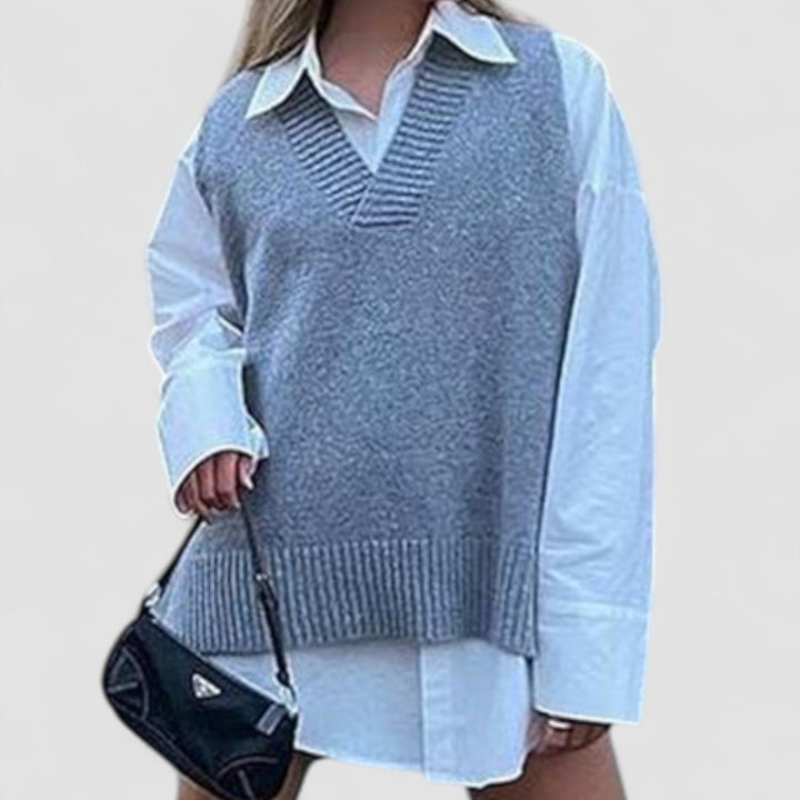 NORTHLINE STUDIO | Longline Knit Vest