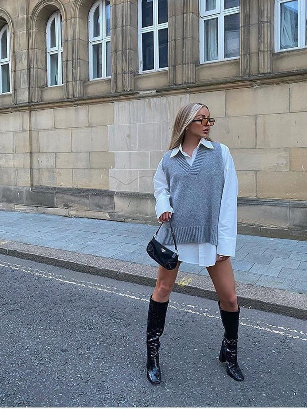 NORTHLINE STUDIO | Longline Knit Vest