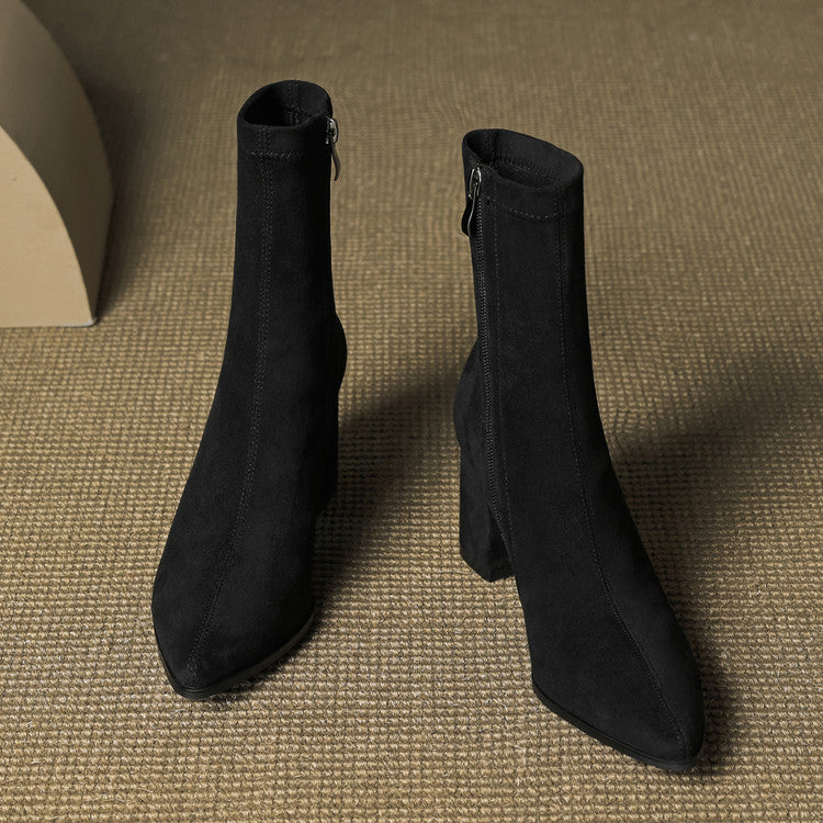 NORTHLINE STUDIO | ELEGANT SUEDE ANKLE BOOTS