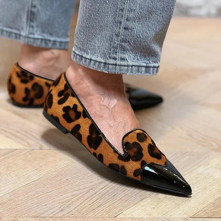 HARPER & JUNE | REFINED ANIMAL PRINT BALLET FLATS