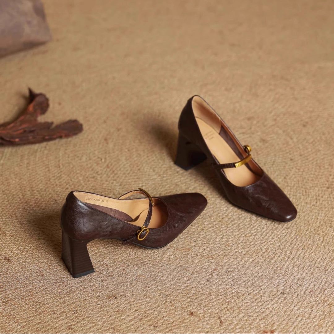 NORTHLINE STUDIO | BLOCK HEEL MARY JANES