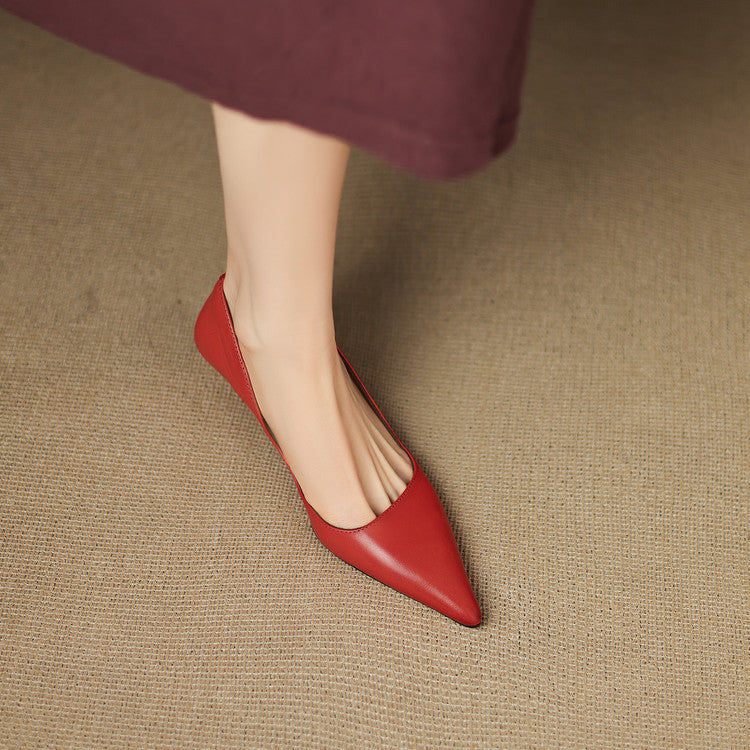 NORTHLINE STUDIO | POINTED KITTEN HEELS