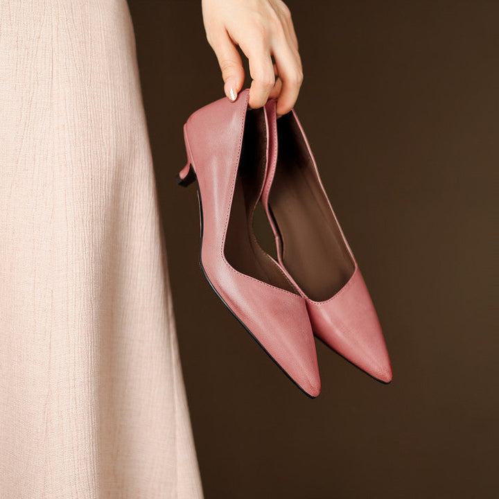 NORTHLINE STUDIO | POINTED KITTEN HEELS