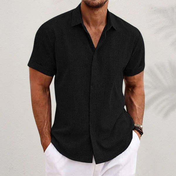 OWEN | SHORT SLEEVE TEXTURED SHIRT