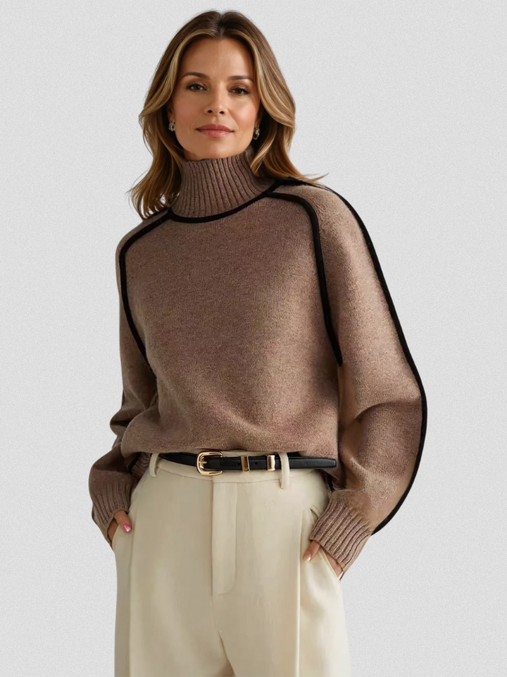 ELOISE CONTRAST SWEATER