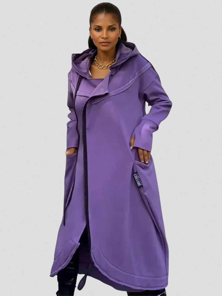 EVELISSE LONG ZIP HOODIE