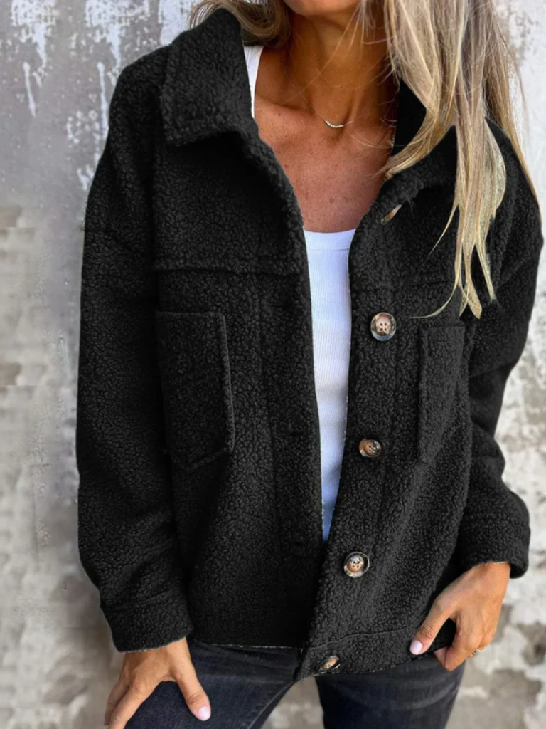 SANDRA COZY SHERPA JACKET