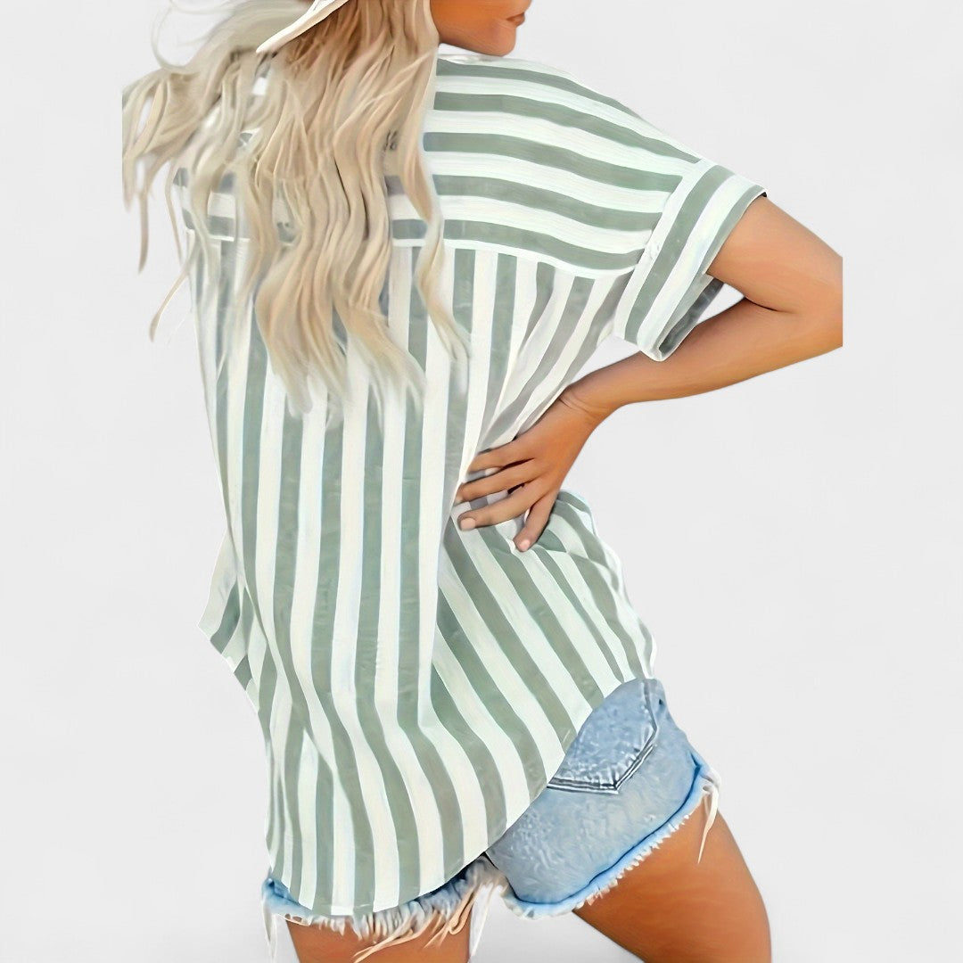 NORTHLINE STUDIO | RELAXED STRIPE BLOUSE