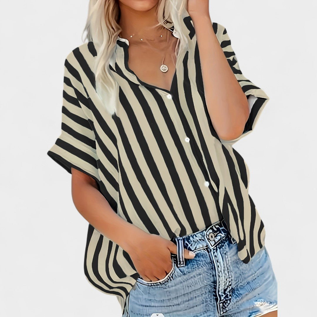 NORTHLINE STUDIO | RELAXED STRIPE BLOUSE