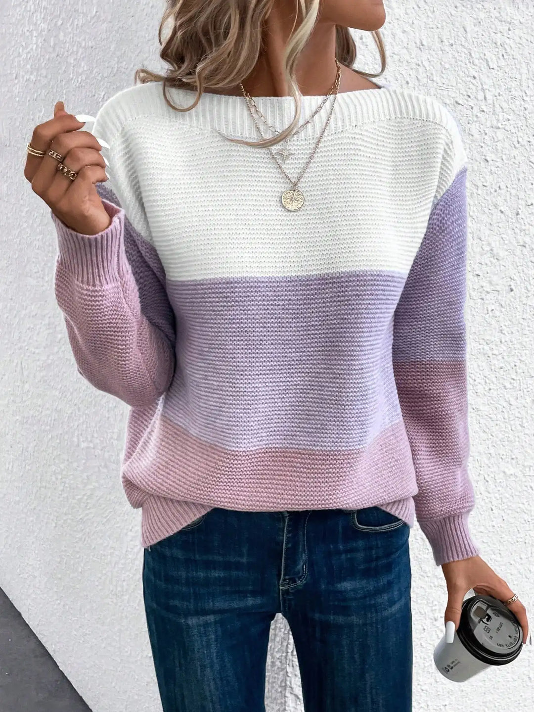 NORTHLINE STUDIO | Ombre Knit Sweater