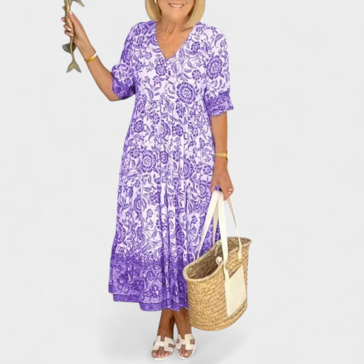 EVELYN | FLORAL TIERED DRESS