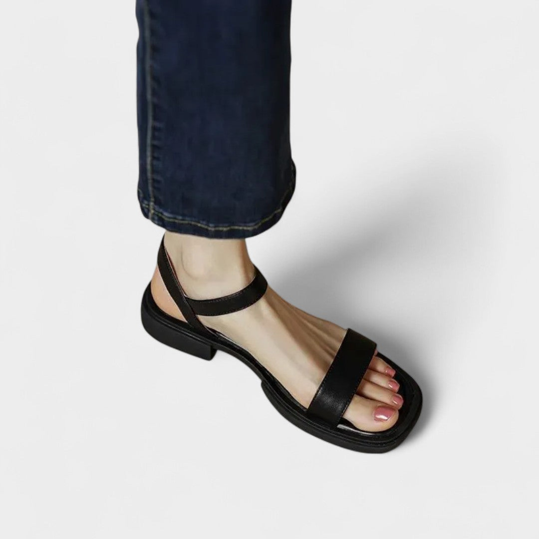 DEBORAH | COMFORT-STRAP FLAT SANDALS