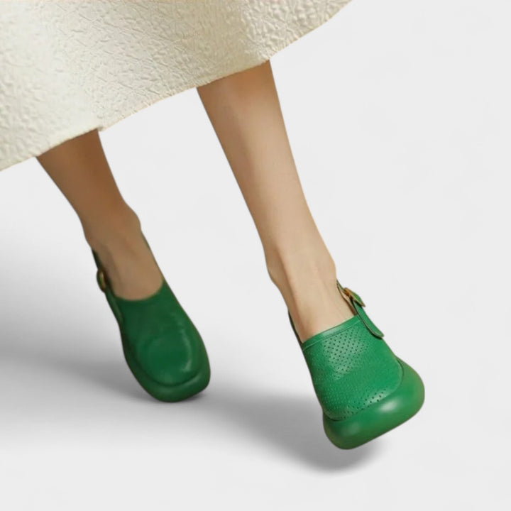 EVELYN | CHUNKY HEEL SLINGBACKS