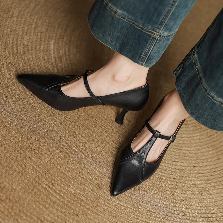 NORTHLINE STUDIO | T-STRAP STILETTO HEELS