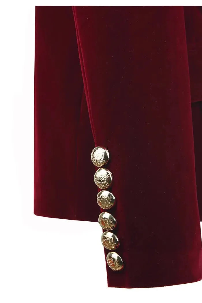 NORTHLINE STUDIO | VICTORIA GOLD-BUTTON BLAZER