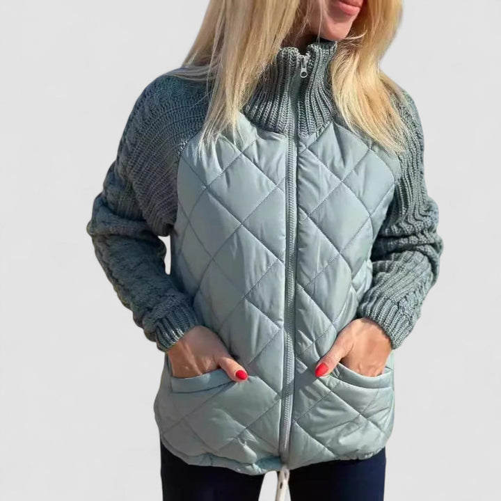 NORTHLINE STUDIO | Quilted Knit Sleeve Jacket