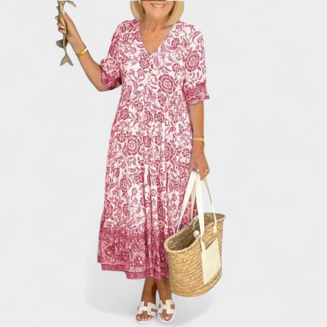 EVELYN | FLORAL TIERED DRESS