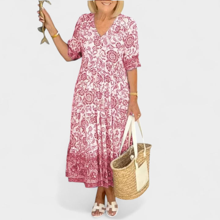 EVELYN | FLORAL TIERED DRESS