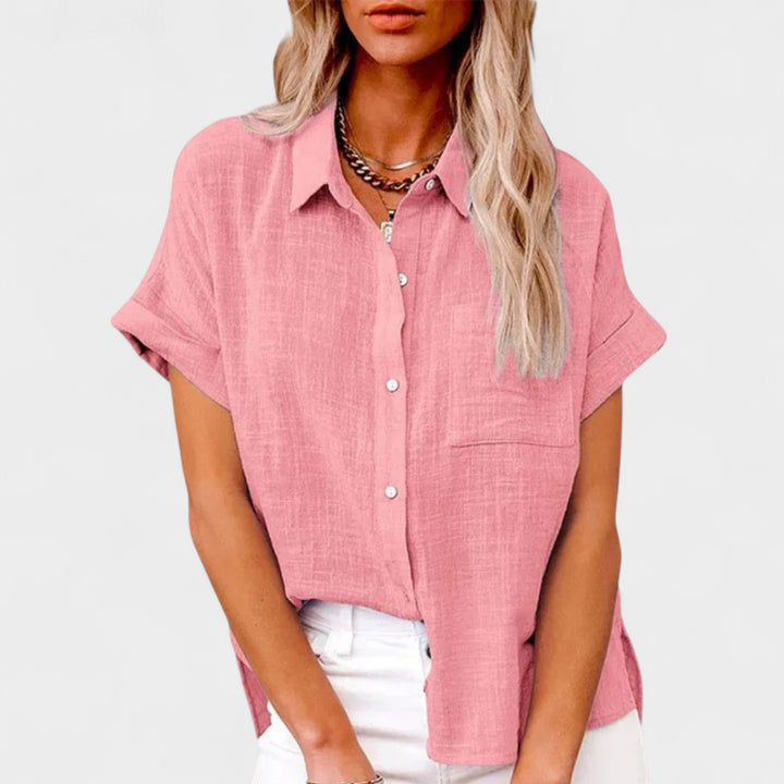 NORTHLINE STUDIO | RELAXED BUTTON BLOUSE