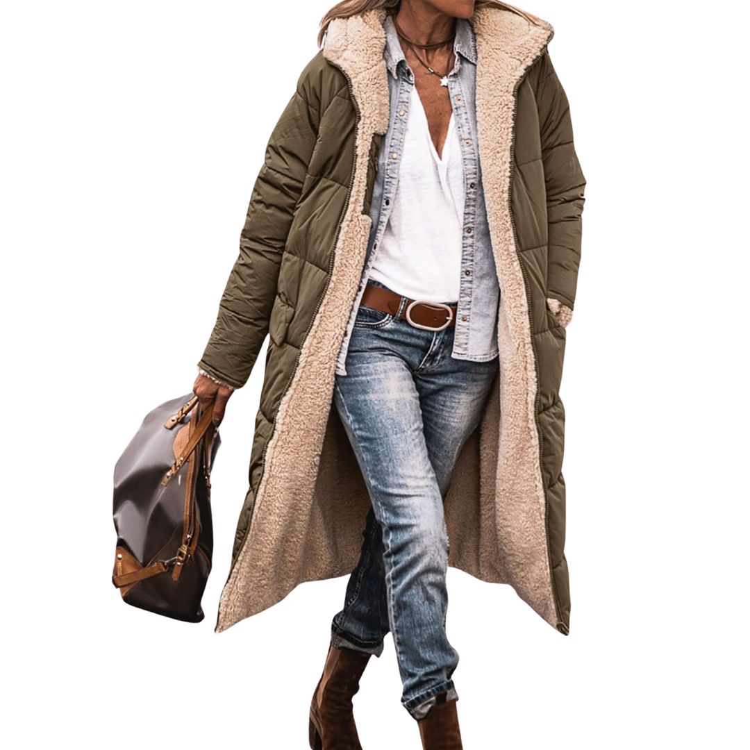 Elise | Reversible Wool-Lined Puffer Coat