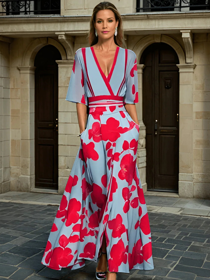 LANA | BOLD FLORAL MAXI DRESS