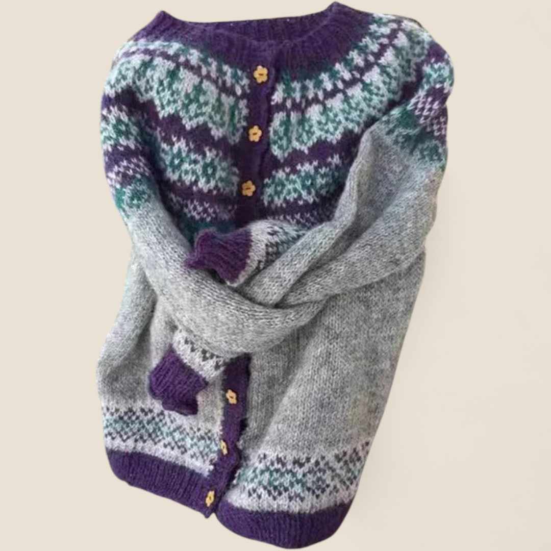 Naomie | Vintage Icelandic Cardigan
