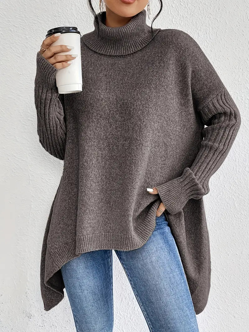 RELAXED TURTLENECK SWEATER
