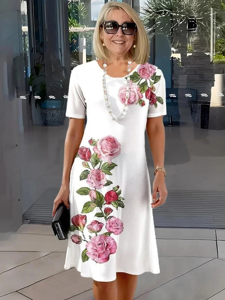 CATHERINE | RELAXED FLORAL SHIFT DRESS