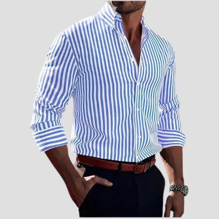 GEOFFREY | STRIPED BUTTON SHIRT
