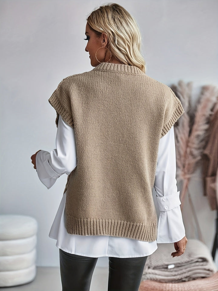 NORTHLINE STUDIO | Classic Cable Knit Vest
