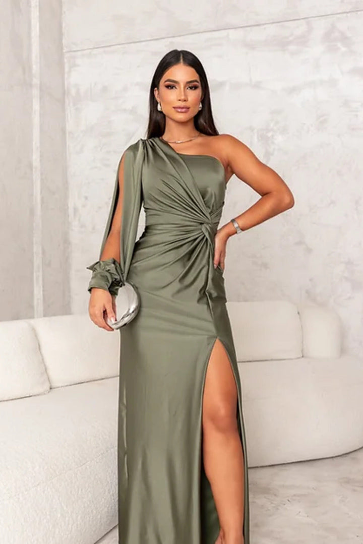 PAIGE | ONE-SHOULDER EVENING GOWN