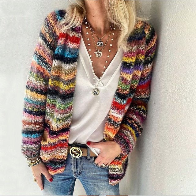 NORTHLINE STUDIO | Cozy Multicolor Cardigan