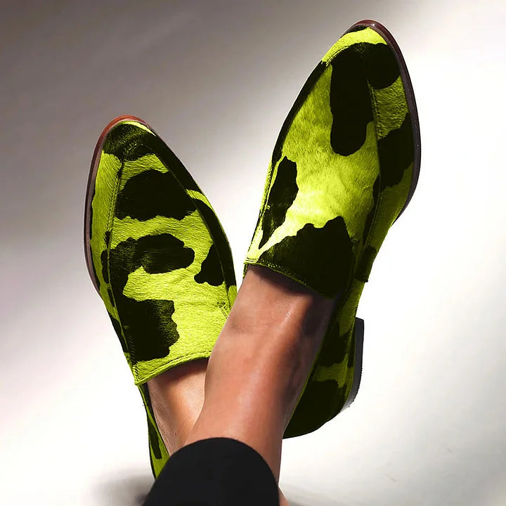 HARPER & JUNE | STATEMENT ANIMAL-PRINT LOAFERS