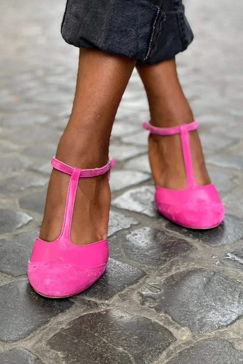 HARPER & JUNE | CLOSED SANDAL WITH T-BAR STRAP