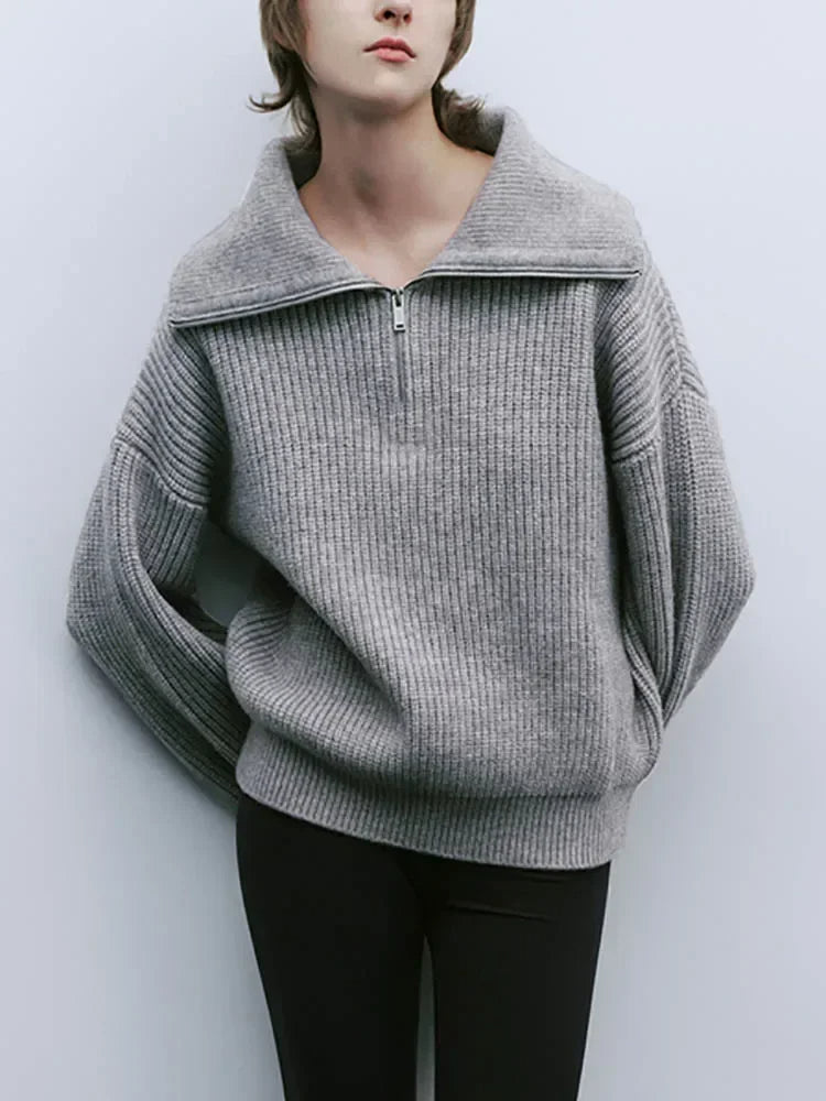 NORTHLINE STUDIO | Zipper Sweater