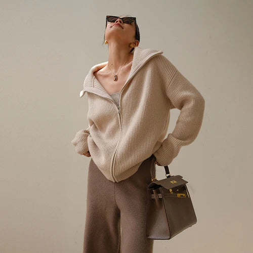 NORTHLINE STUDIO | Zipper Sweater