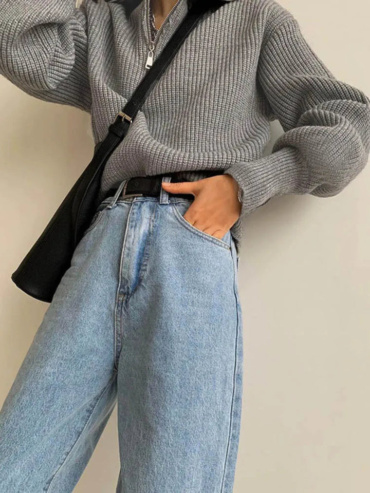 NORTHLINE STUDIO | Zipper Sweater