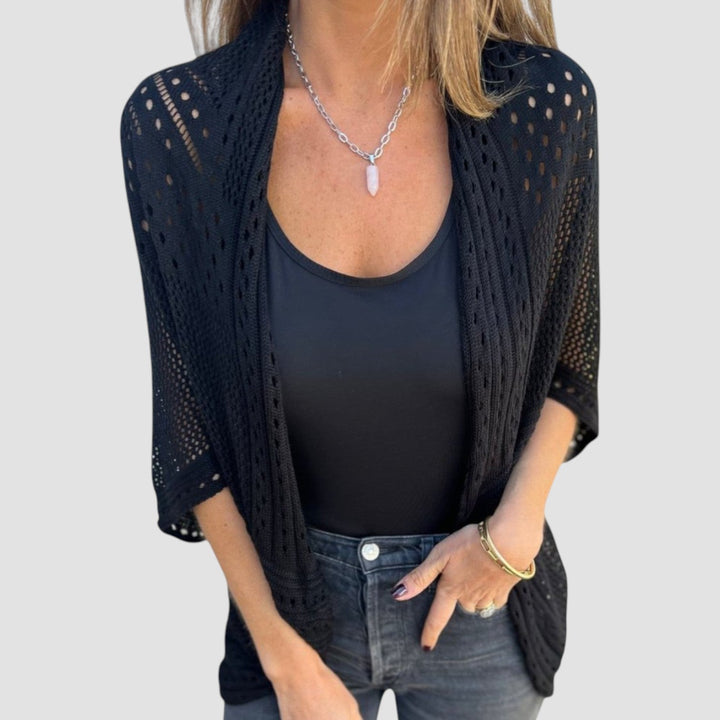 NORTHLINE STUDIO | Half Sleeve Knit Cardigan