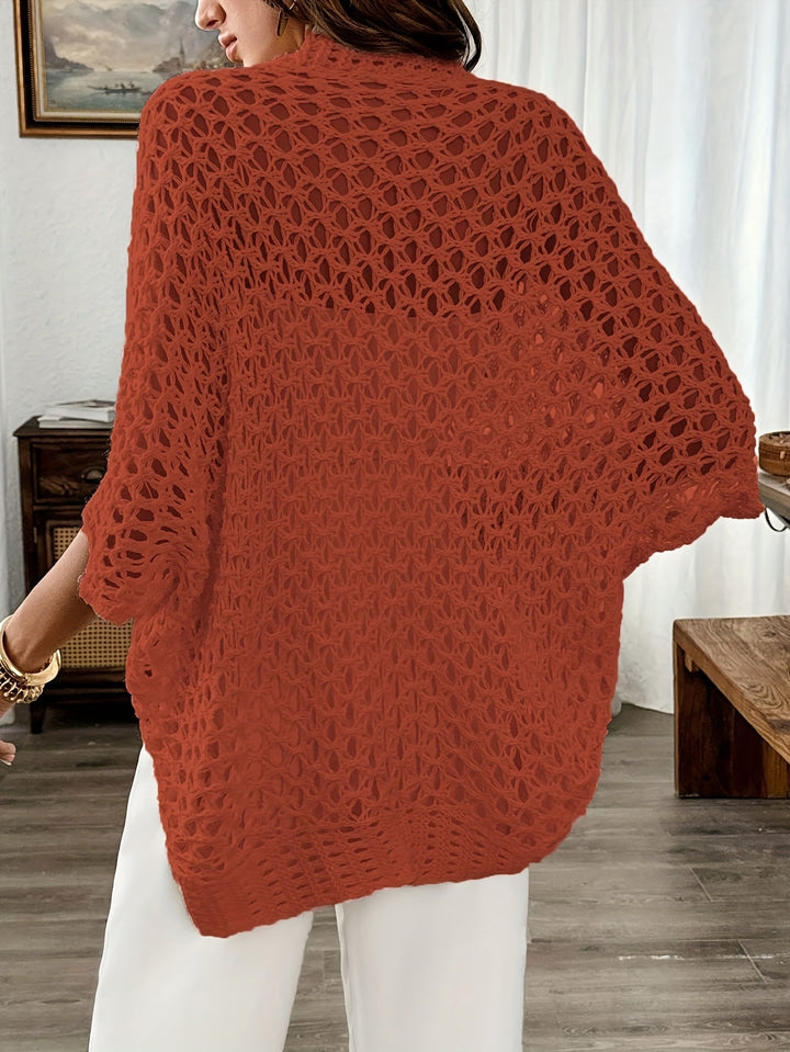 NORTHLINE STUDIO | OPEN-WEAVE CROCHET CARDIGAN