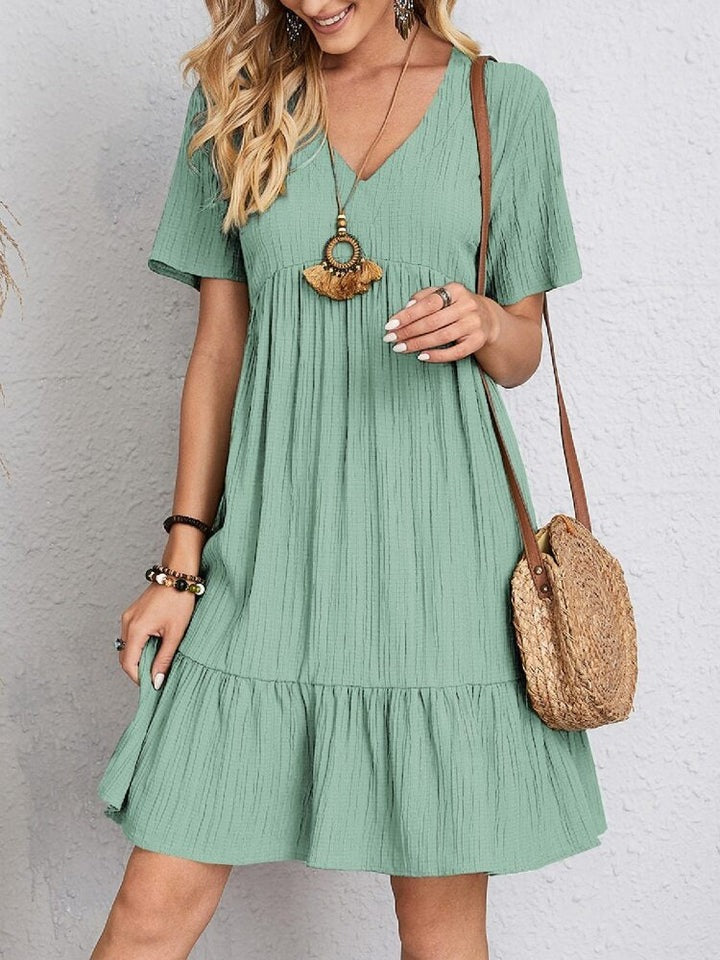 EMMA | RELAXED V-NECK DRESS