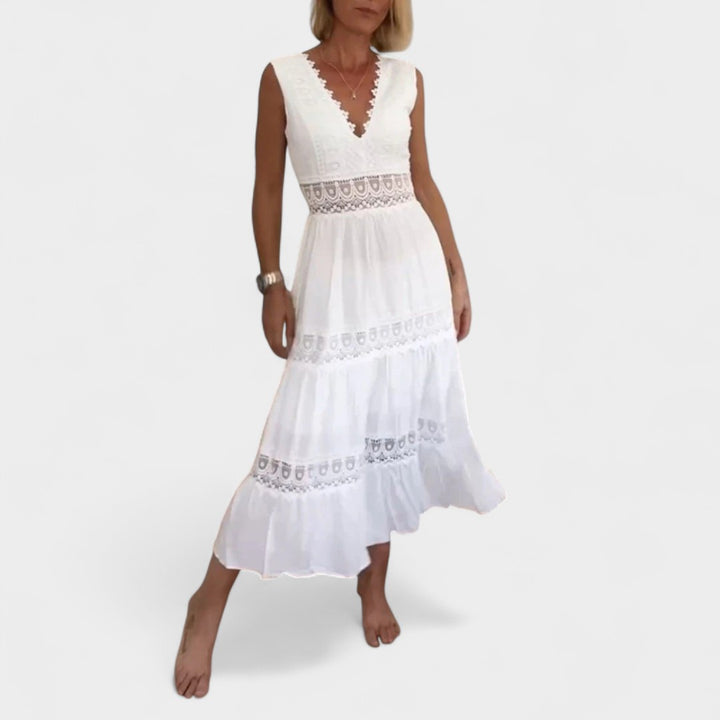 SOPHIA | BOHO LACE MIDI DRESS
