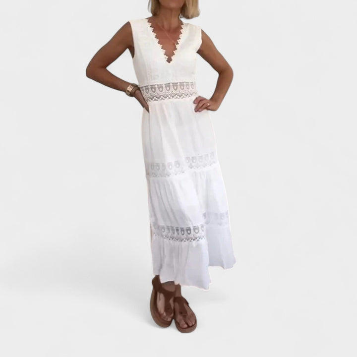 SOPHIA | BOHO LACE MIDI DRESS