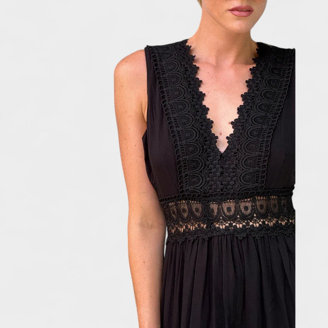 SOPHIA | BOHO LACE MIDI DRESS