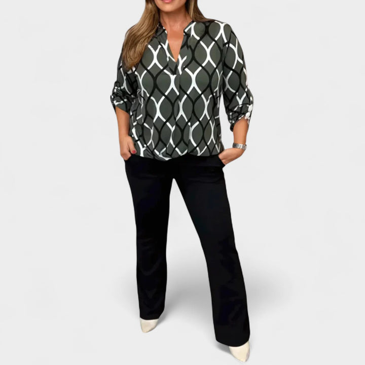 NORTHLINE STUDIO | MODERN PRINT BLOUSE