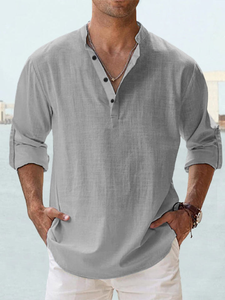 DANTE | RELAXED HENLEY SHIRT