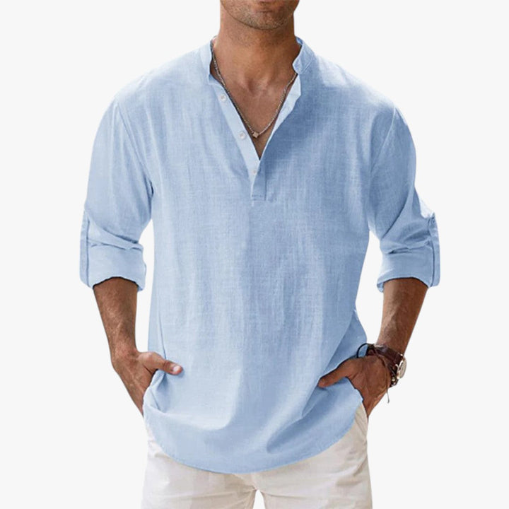 DANTE | RELAXED HENLEY SHIRT